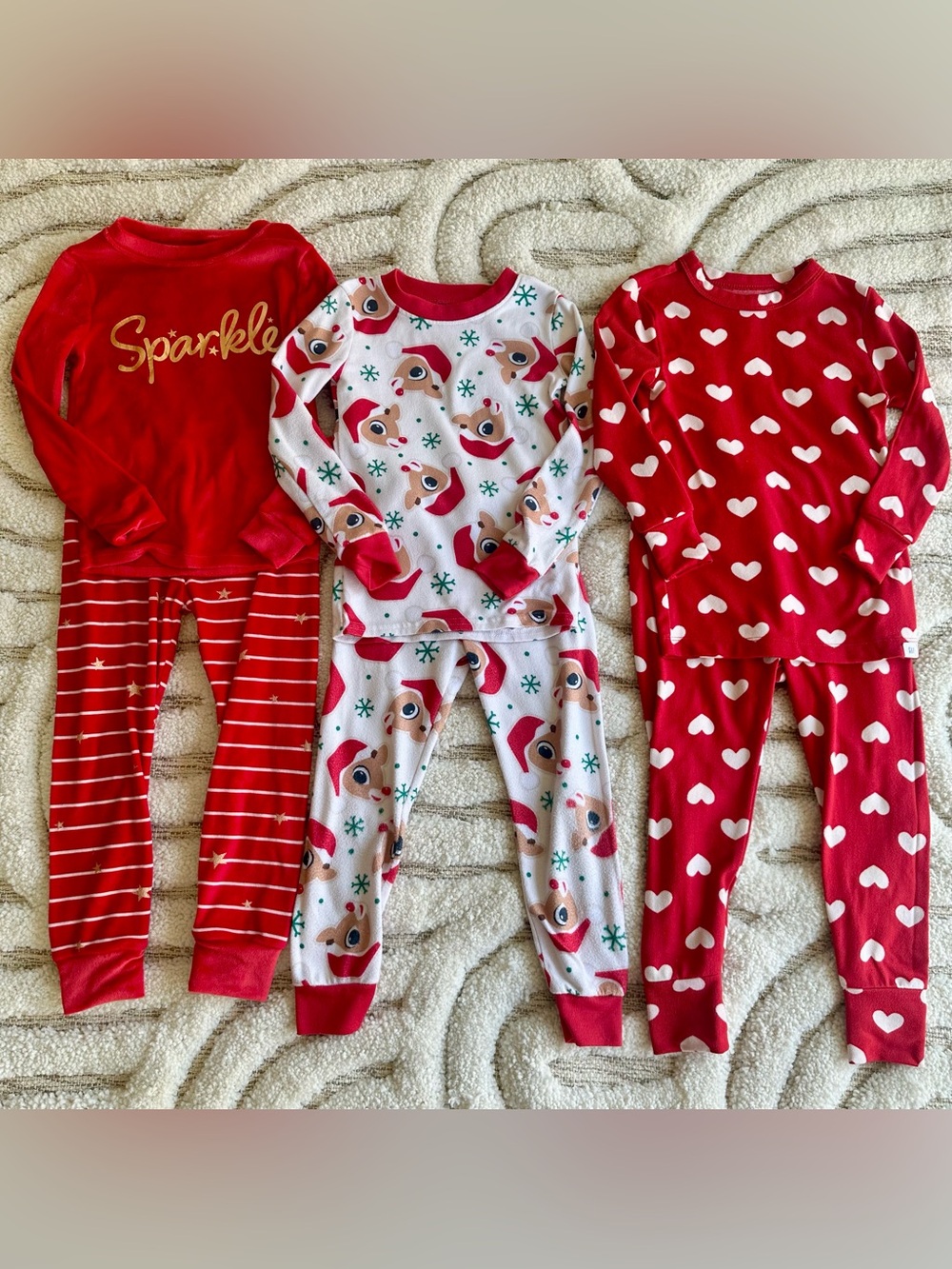 Bundle of Christmas / Winter / Rudolph Pajamas | Size 4T